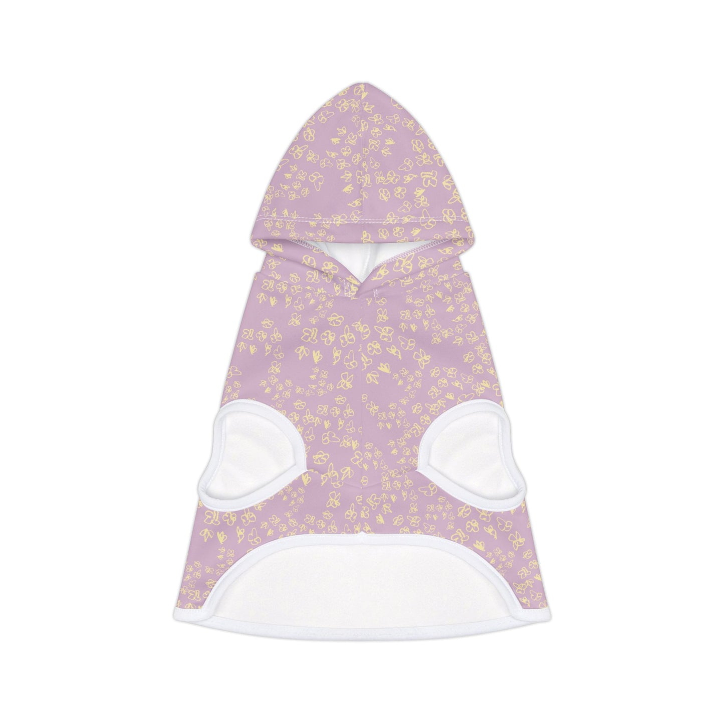 Pet Hoodie - Lavender Paw Print Dog & Cat Hoodie